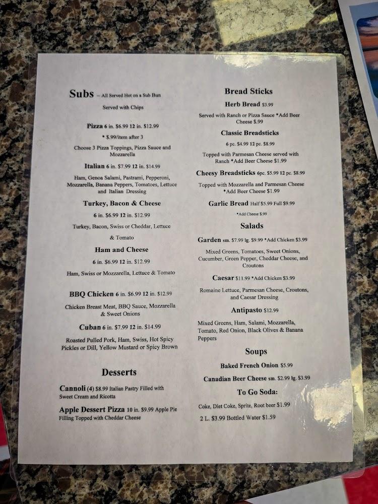 Northwinds Pizza Menu image 4
